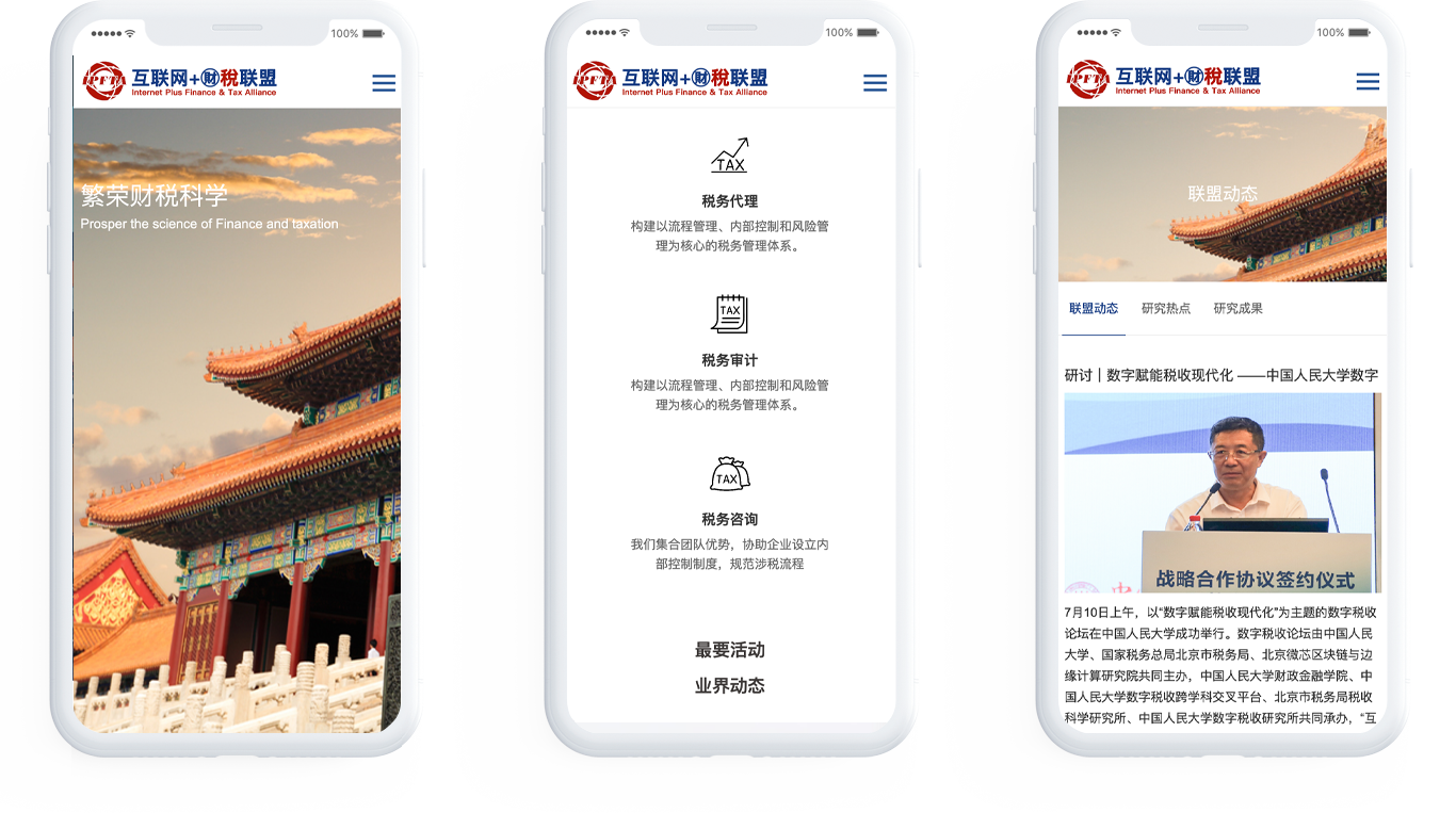 税务企业网站制作